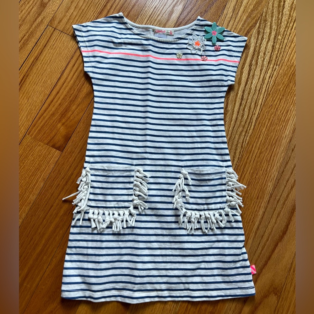GIRLS size 6 Billieblush stripe dress